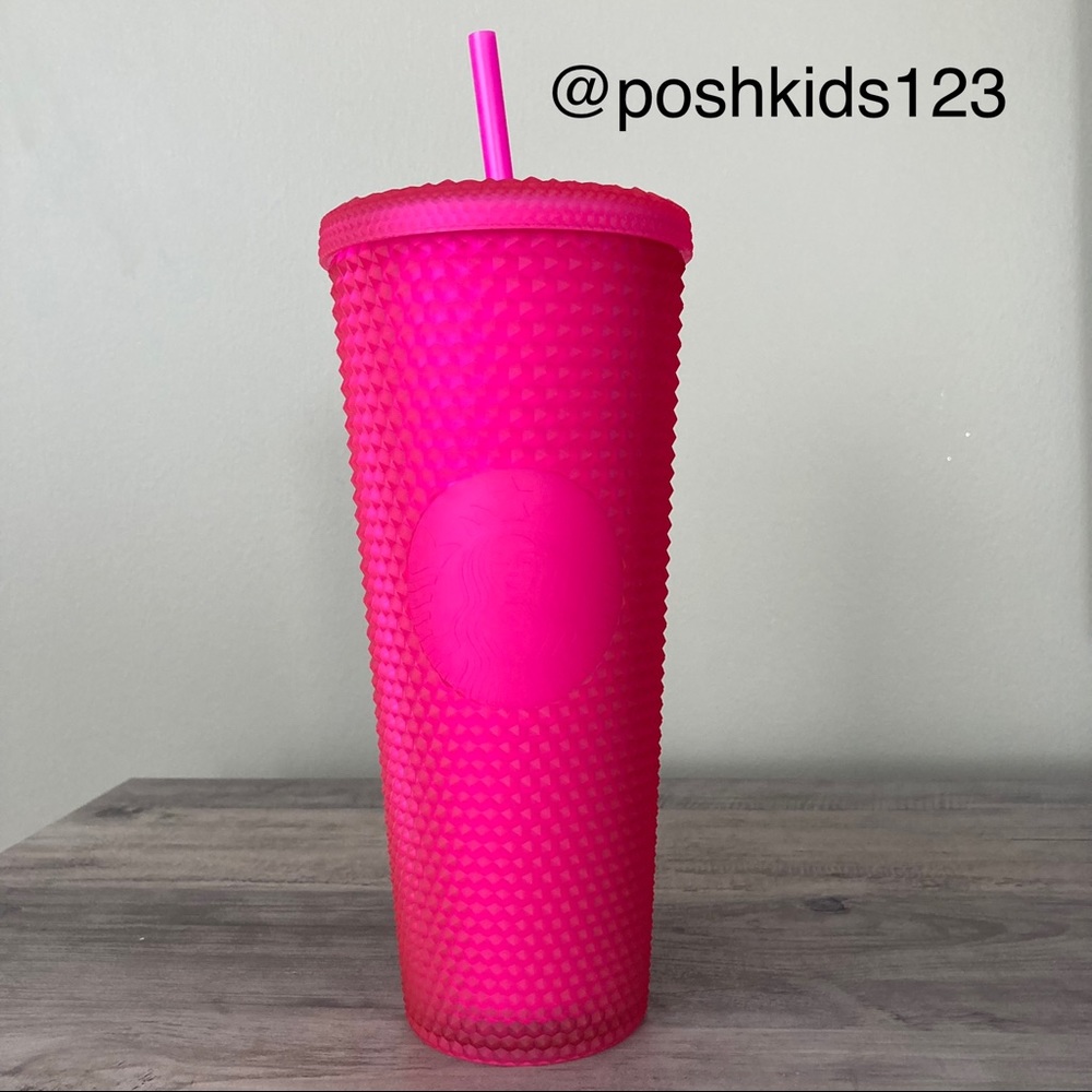 Starbucks Pink Jelly Soft Touch Studded Tumbler Cold Cup